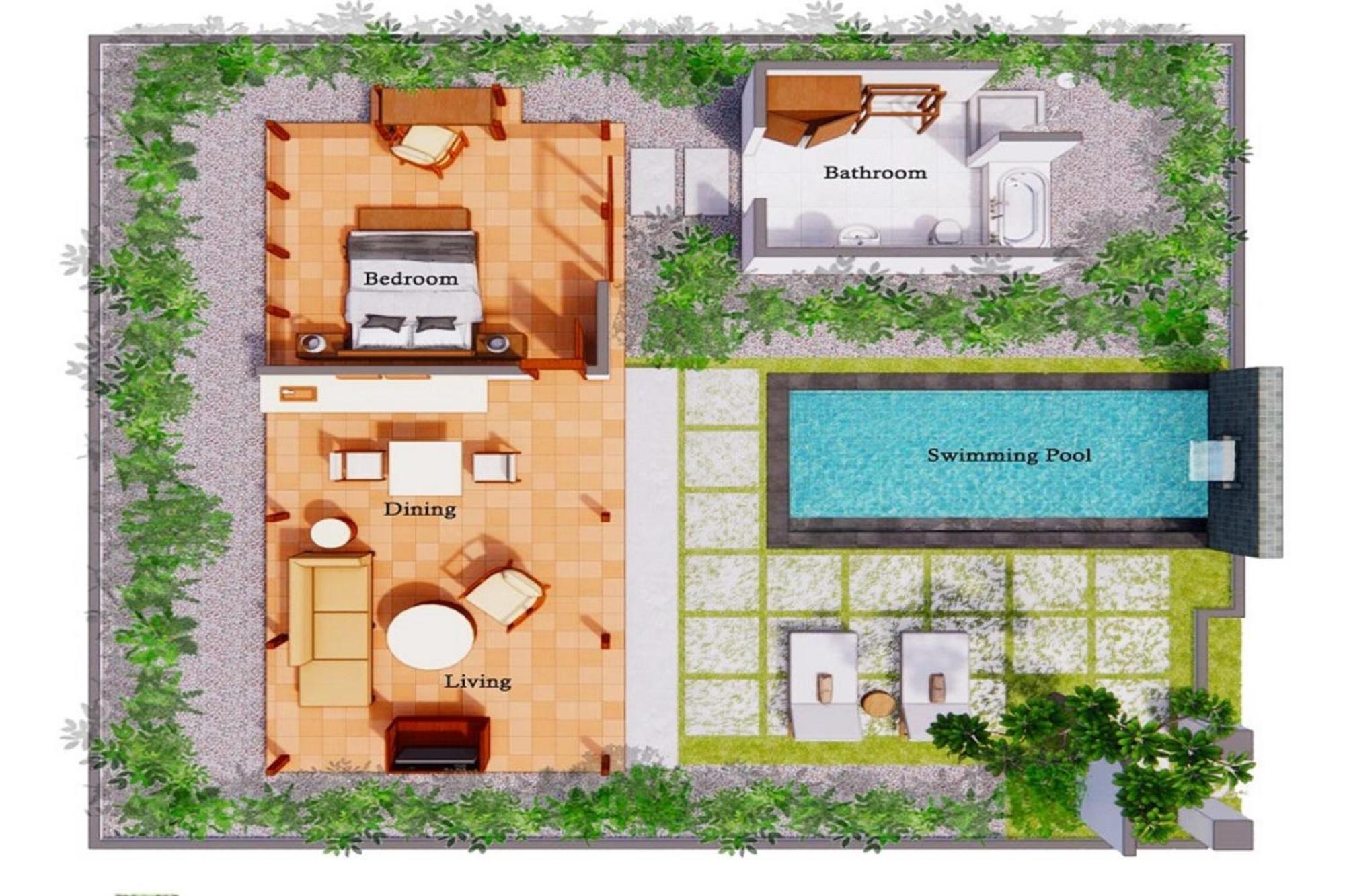 Explore Bali at One-Bedroom Villa Private Pool